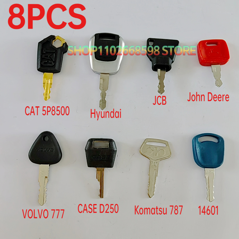 Heavy Equipment Hyundai - Equipment Construction Ignition 8PCS Heavy Key