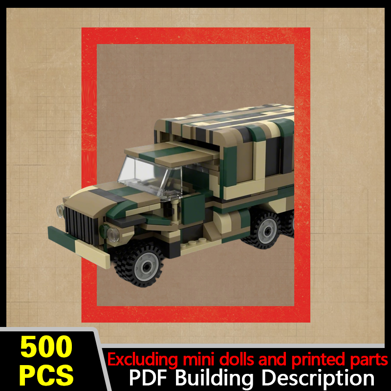 Heavy Equipment Lego - Heavy Military Truck Model MOC Building