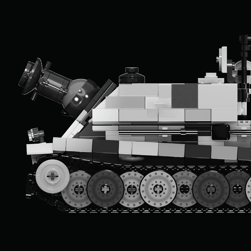 qwert Heavy Assault Gun Model  - Heavy Equipment Lego ulasan dan harga