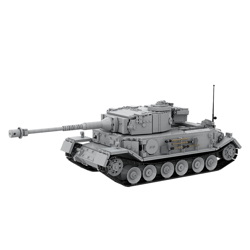 Tiger Ausf.E Heavy Tank Model  - Heavy Equipment Lego ulasan dan harga