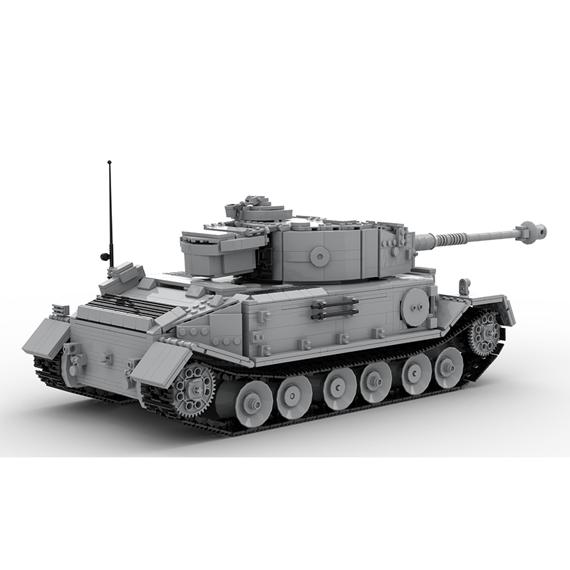 Tiger Ausf.E Heavy Tank Model  - Heavy Equipment Lego ulasan dan harga