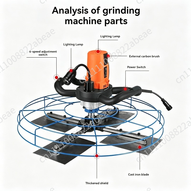 Cement Trowel Concrete Floor E - Power Trowel Concrete ulasan dan harga