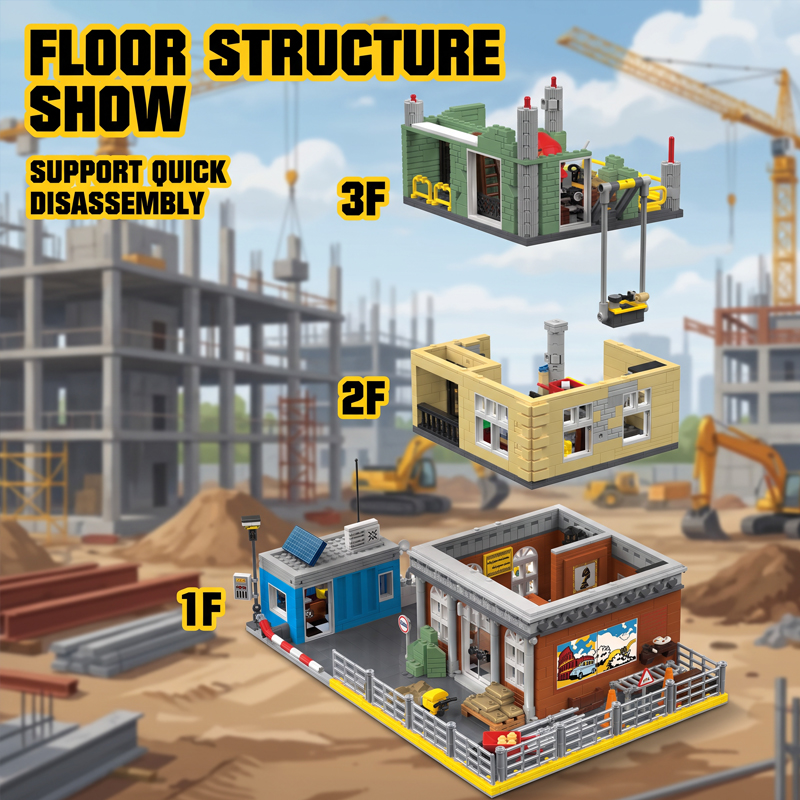 Art Museum Construction Site M - Heavy Equipment Lego ulasan dan harga