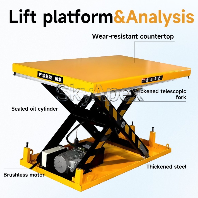 Heavy Duty Fixed Scissor Lift  - Heavy Equipment Transporter ulasan dan harga