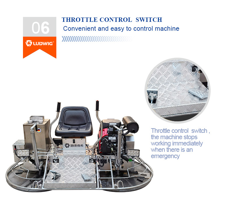 Mini Double Disc Ride On Power - Power Trowel Concrete ulasan dan harga