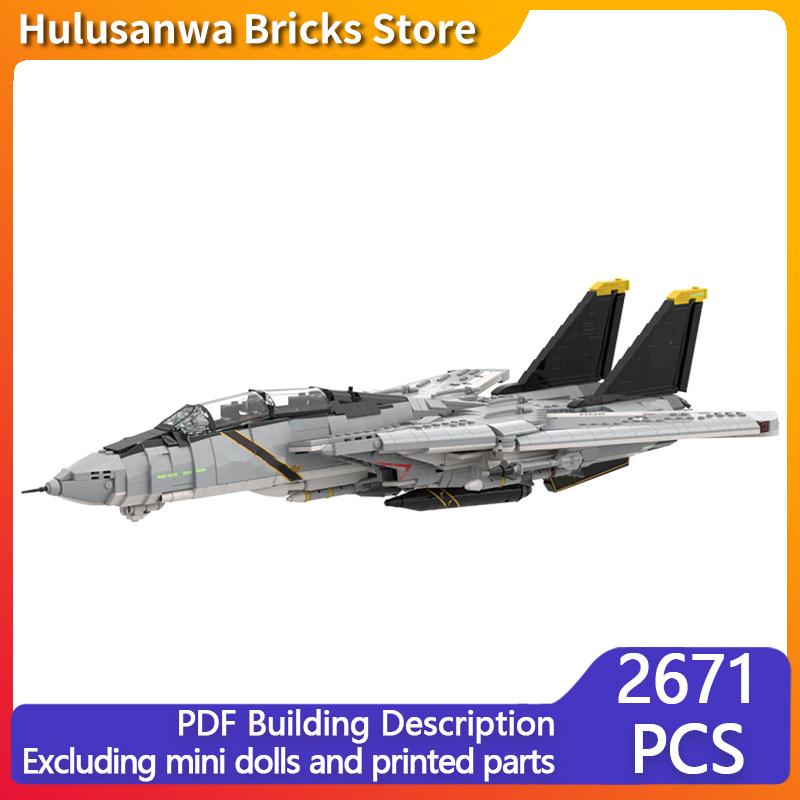 F-14A Heavy Fighter Jets Model - Heavy Equipment Lego ulasan dan harga