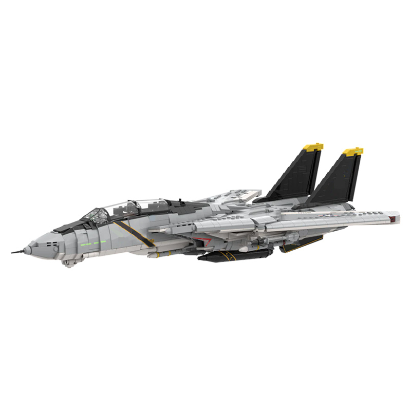 F-14A Heavy Fighter Jets Model - Heavy Equipment Lego ulasan dan harga