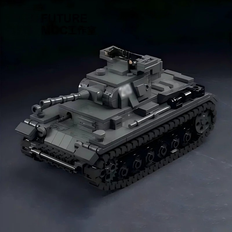 MOC WW2 F-type Heavy Tank War  - Heavy Equipment Lego ulasan dan harga