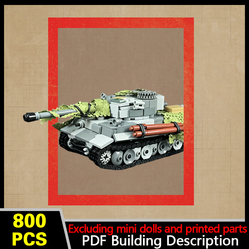 Tiger 237 Heavy Tank Model MOC - Heavy Equipment Lego ulasan dan harga